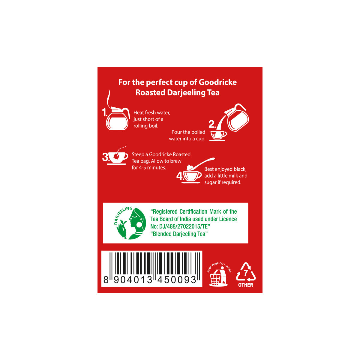 Roasted Darjeeling Tea, 25 Tea bags