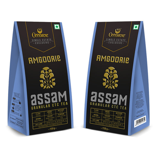 Amgoorie Single Estate Assam CTC Tea - 150gm (Pack of 2)
