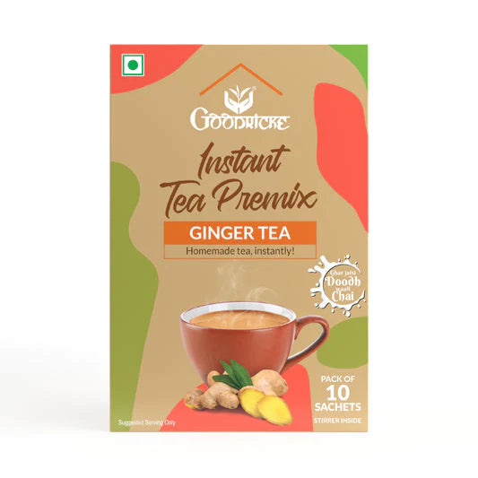 Instant Tea Premix – Ginger Tea + Cardamom Tea Combo Pack