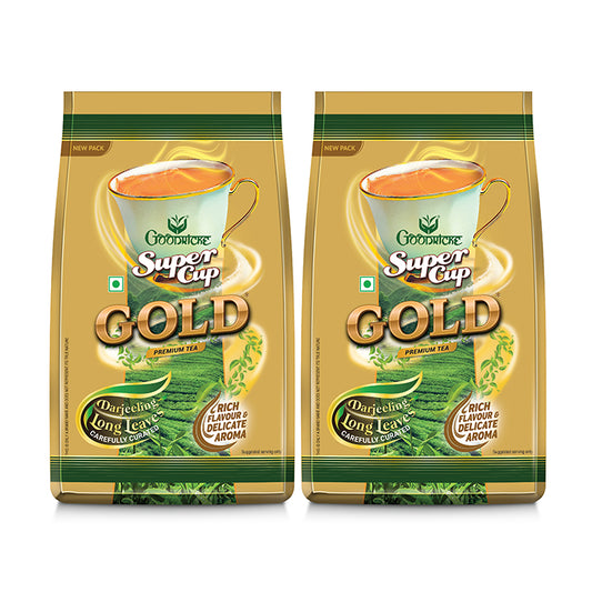 Goodricke SuperCup Gold 250g Premium CTC Tea (Pack of 2)