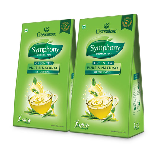 Symphony Pure & Natural Green Tea - 100gm (Pack of 2)