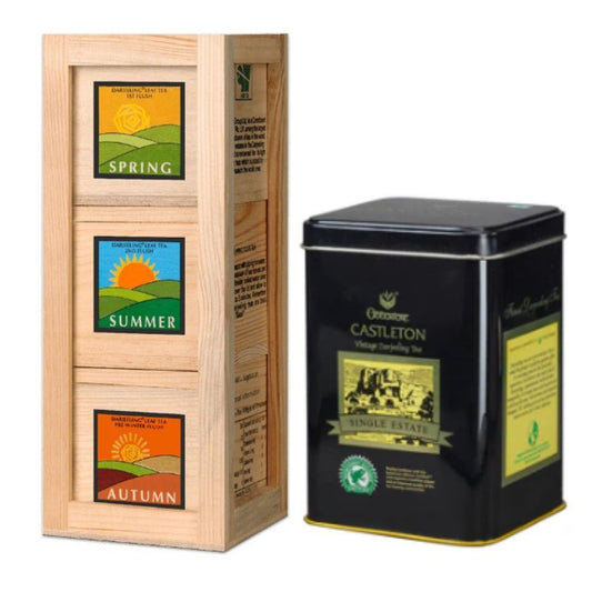 Combo Offer- 3 in 1 Darjeeling 3 Seasons Flush Teas 150 gms + Castleton Vintage 250 gms