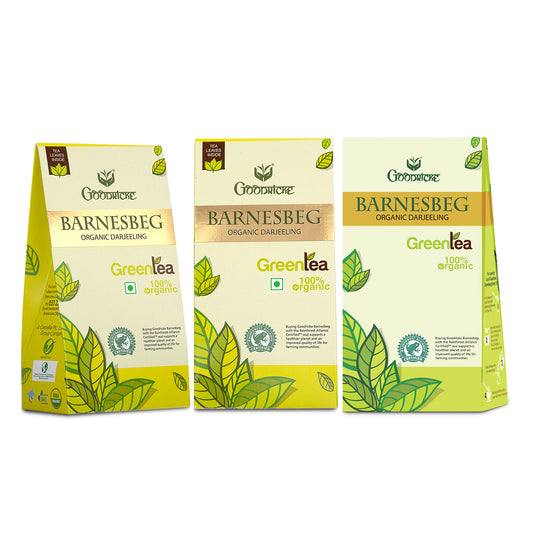 Barnesbeg Organic Darjeeling Green Tea, 100GMS (Pack of 3)