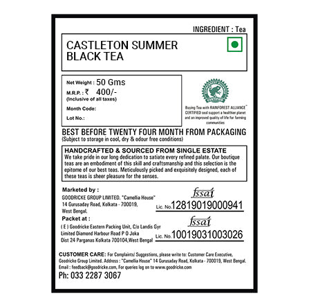 Castleton Summer Flush 2025 – 100 gm -Black Tea