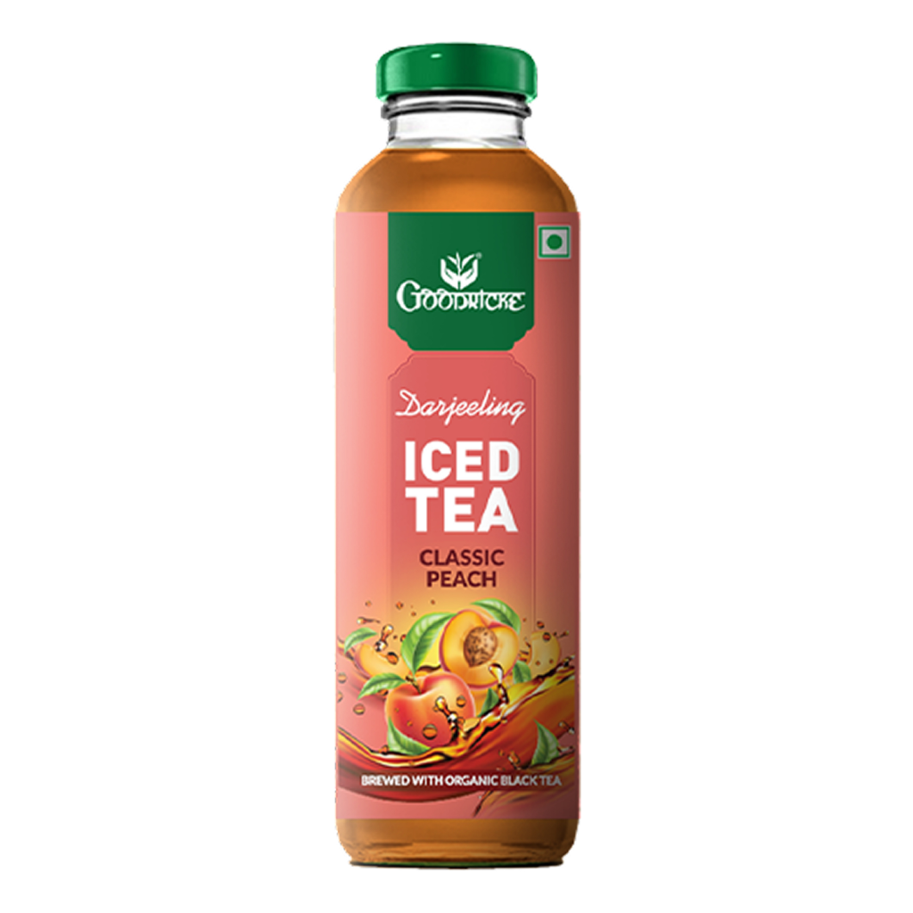 Goodricke Darjeeling Iced Tea – Classic Peach (Brewed with Organic Black Tea) - Pack of 3