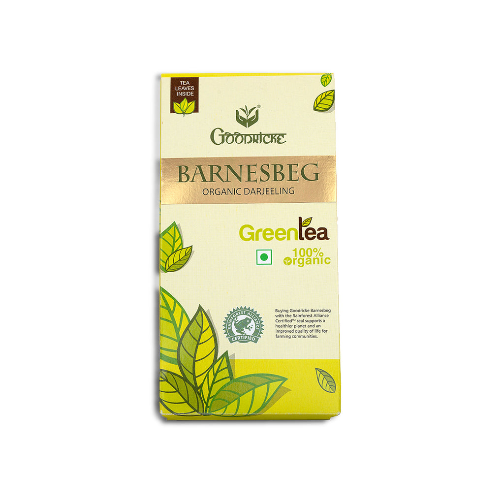 Barnesbeg- 100gm Organic Darjeeling Green Tea
