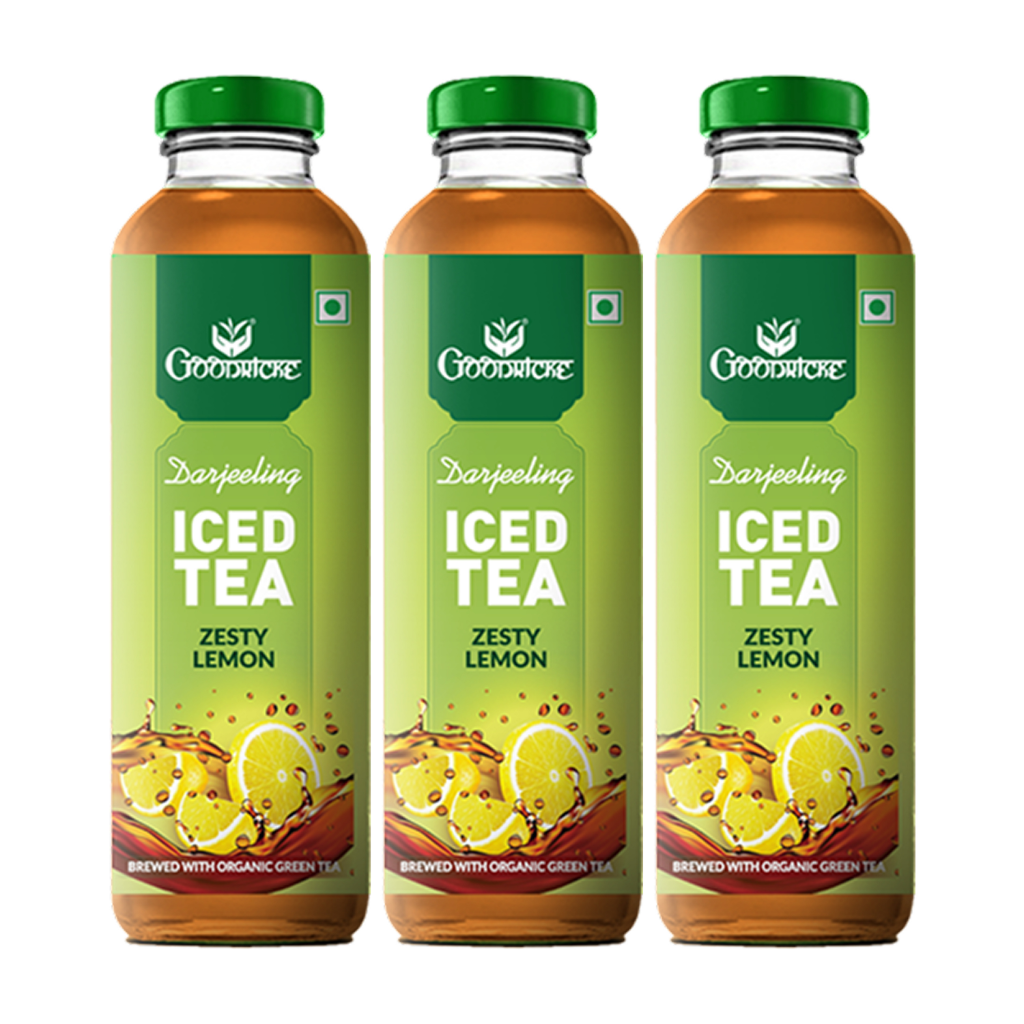 Goodricke Darjeeling Iced Tea – Zesty Lemon (Brewed with Organic Green Tea) - Pack of 3