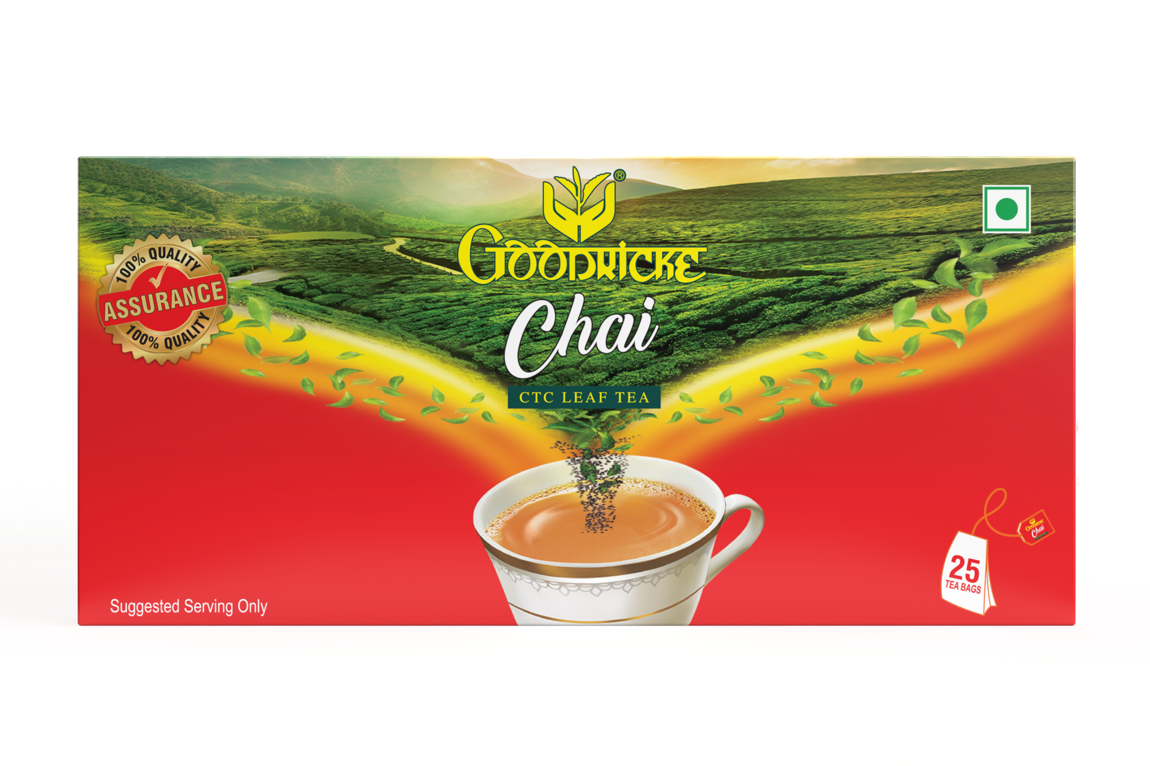 Chai Leaf Tea, 25 Tea bags