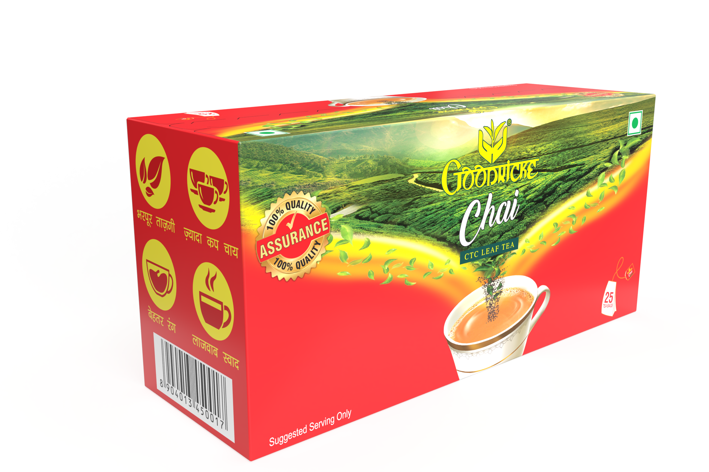 Chai Leaf Tea, 25 Tea bags