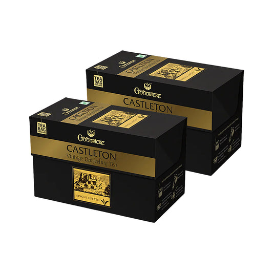 Castleton Vintage Darjeeling Tea, 25Tea Bags (Pack of 2)