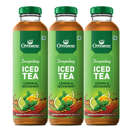 Goodricke Darjeeling Iced Tea – Lemon & Novamint (Brewed with Organic Black Tea)