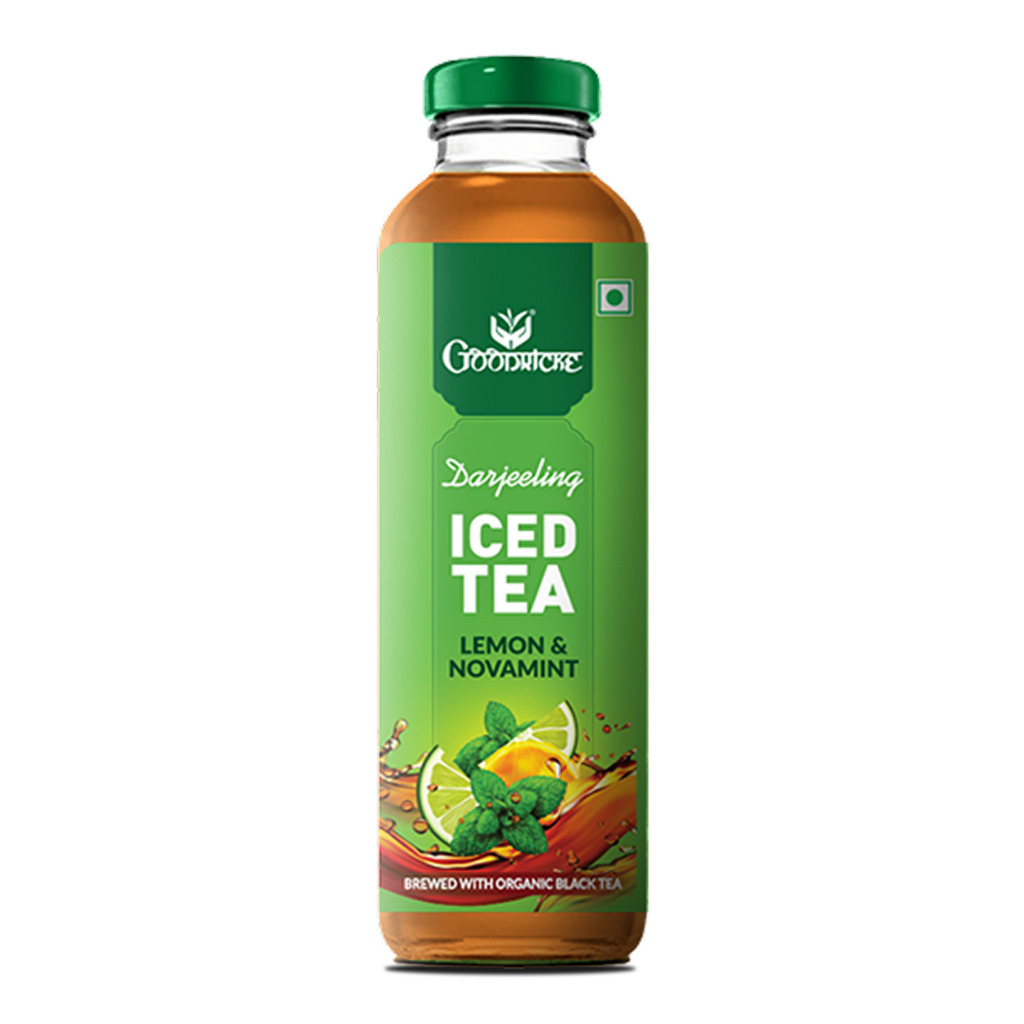 Goodricke Darjeeling Iced Tea – Lemon & Novamint (Brewed with Organic Black Tea) - Pack of 3