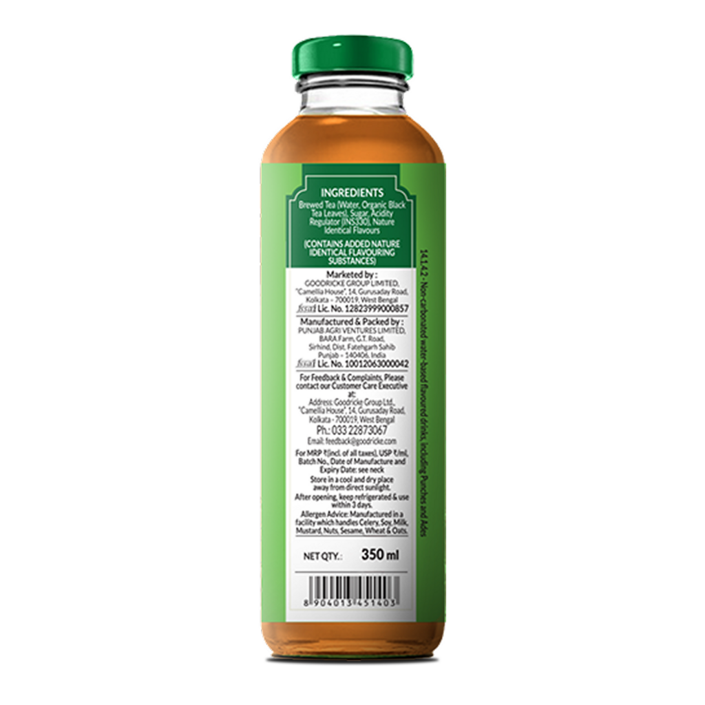 Goodricke Darjeeling Iced Tea – Lemon & Novamint (Brewed with Organic Black Tea)