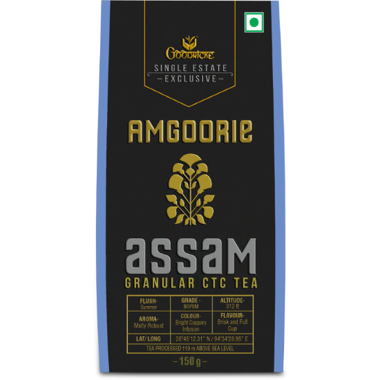 Amgoorie Single Estate Assam CTC Tea - 150gm (Pack of 2)