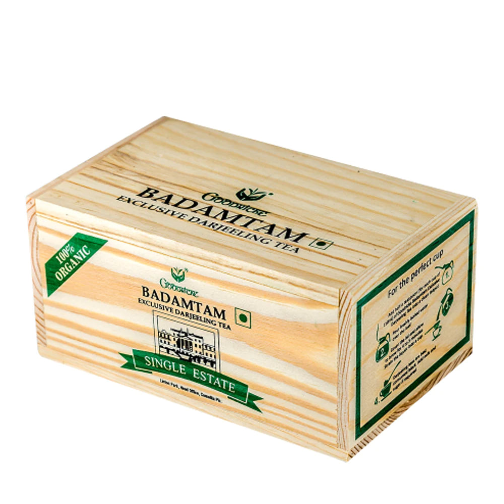 Thurbo Whole Leaf Darjeeling Tea - 250 gms + Badamtam Single Estate Organic Darjeeling Tea- 250 gms (COMBO OFFERS)