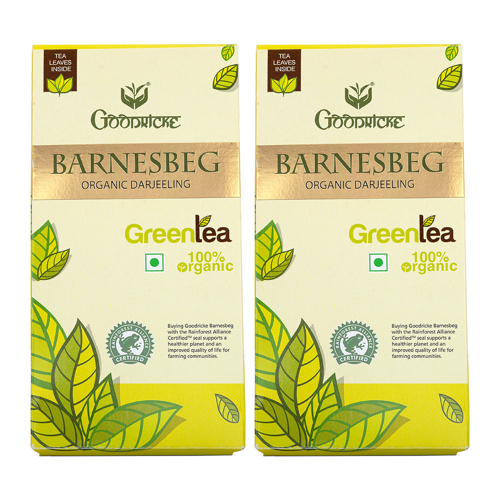 Barnesbeg- 100gm (Pack of 2) Organic Darjeeling Green Tea
