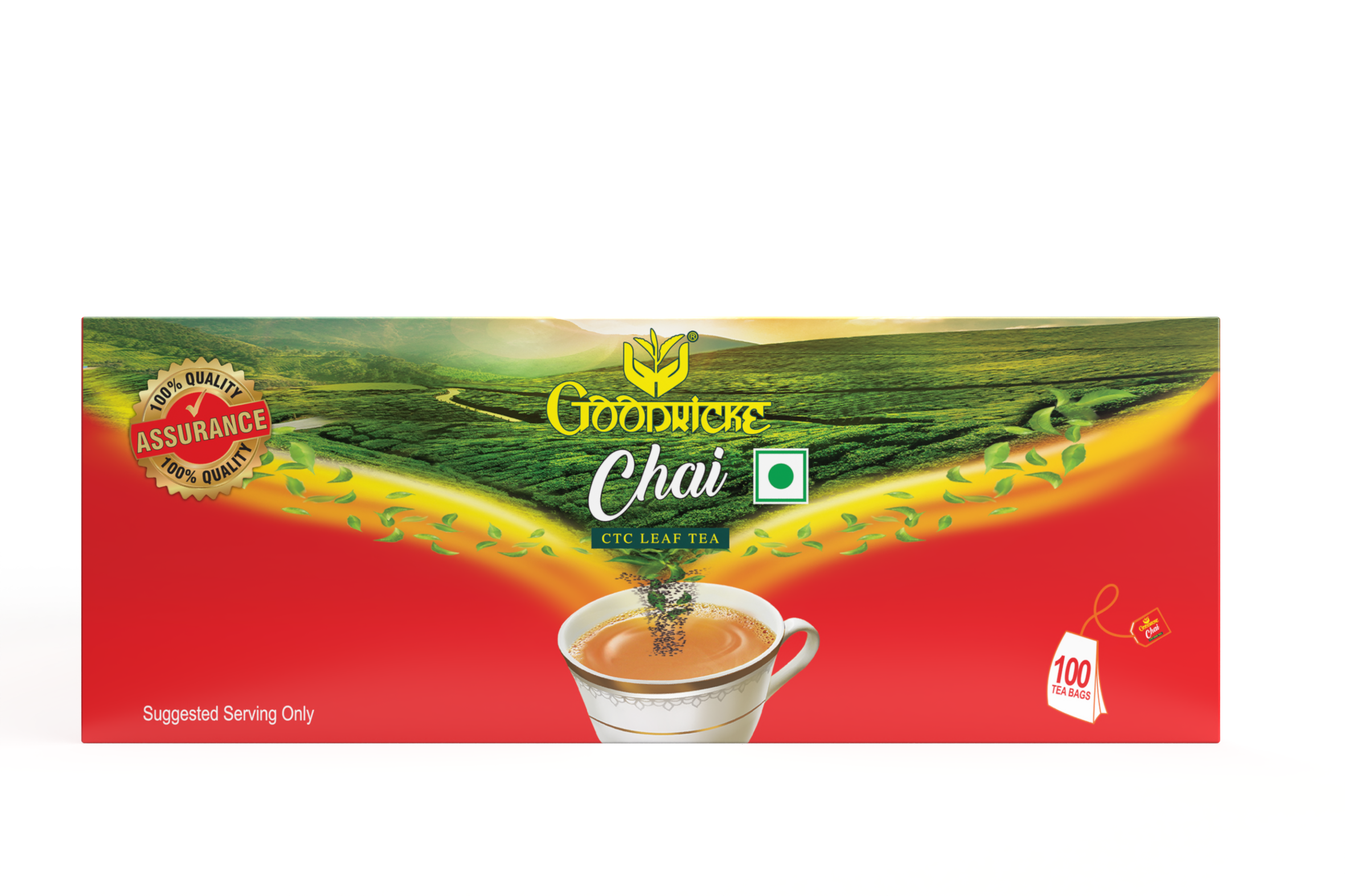 Chai Leaf Tea, 100 Tea Bags