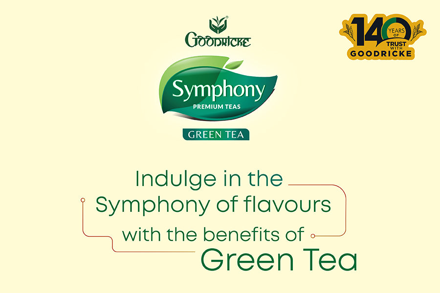 Symphony Ginger & Tulsi Green Tea, 25 Tea Bags (Pack of 4)