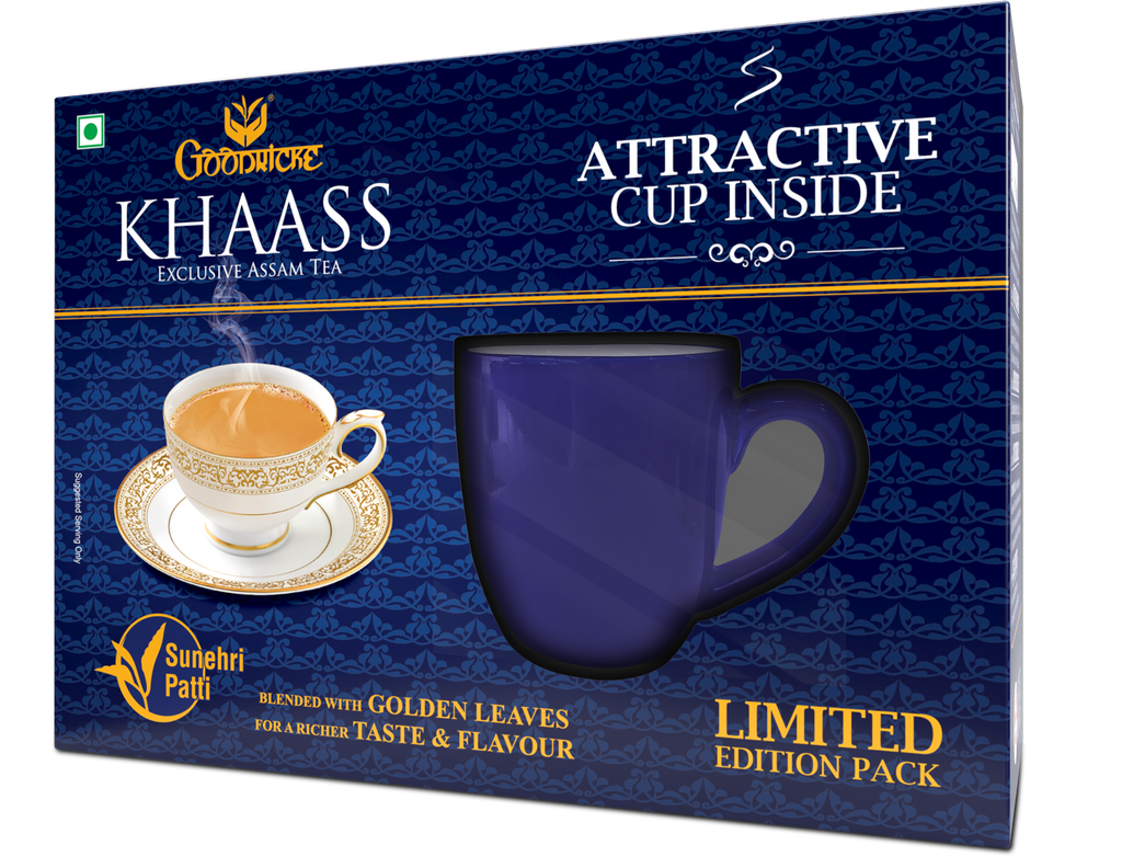 Goodricke Khaass Assam Tea (250 gms) Pack of 2(Free Cup)- Limited Edition Pack