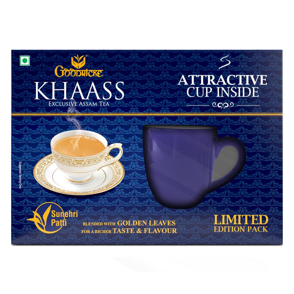 Goodricke Khaass Assam Tea (250 gms) Pack of 2(Free Cup)- Limited Edition Pack