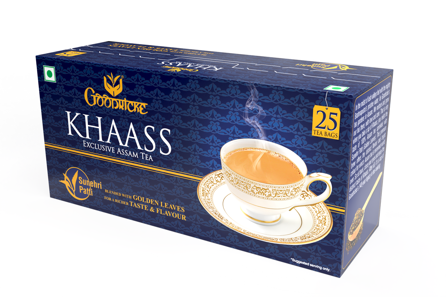 Khaass Exclusive Assam Tea, 25Tea Bags (Pack of 2)