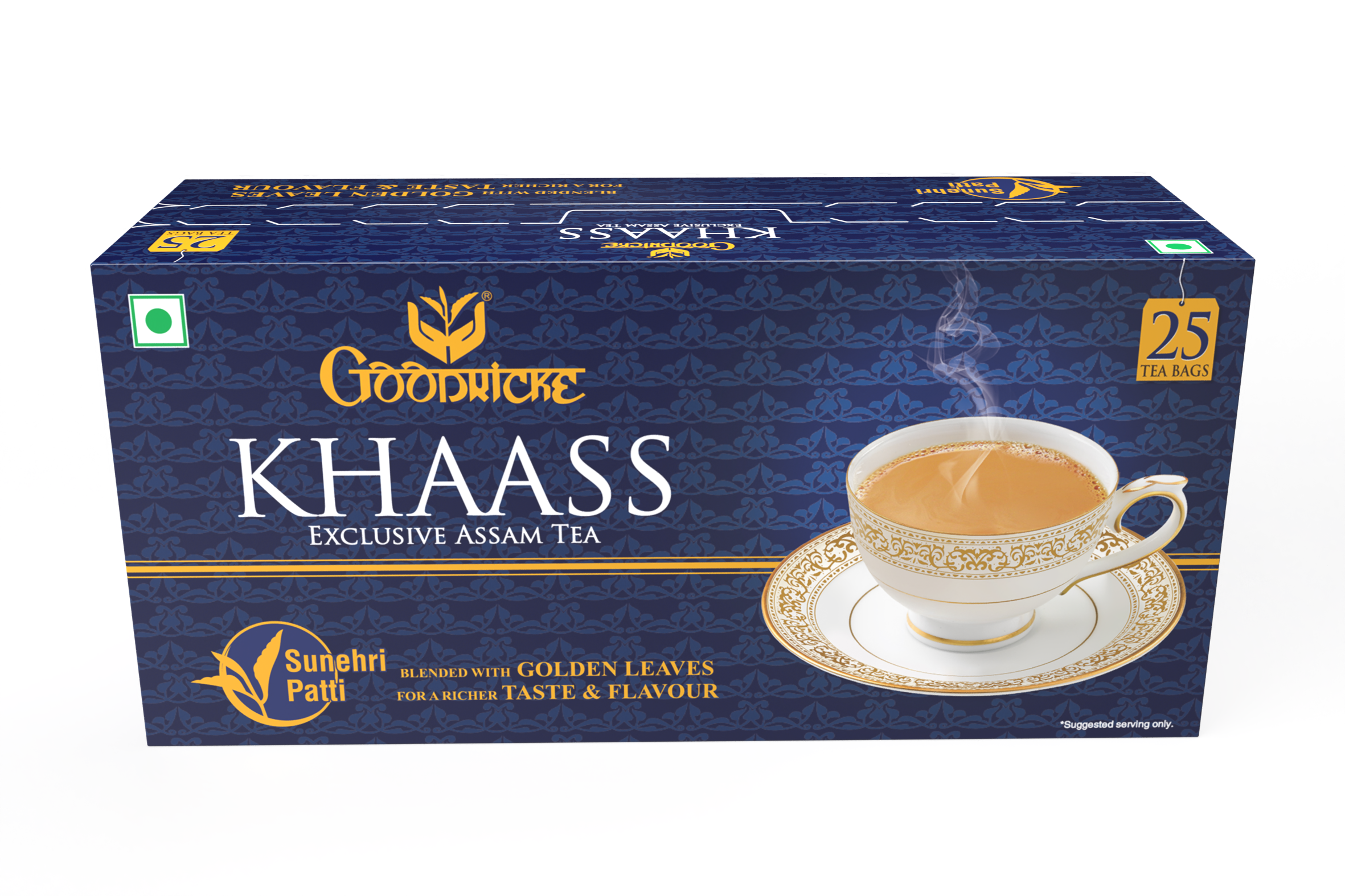 Khaass Exclusive Assam Tea, 25Tea Bags (Pack of 2)