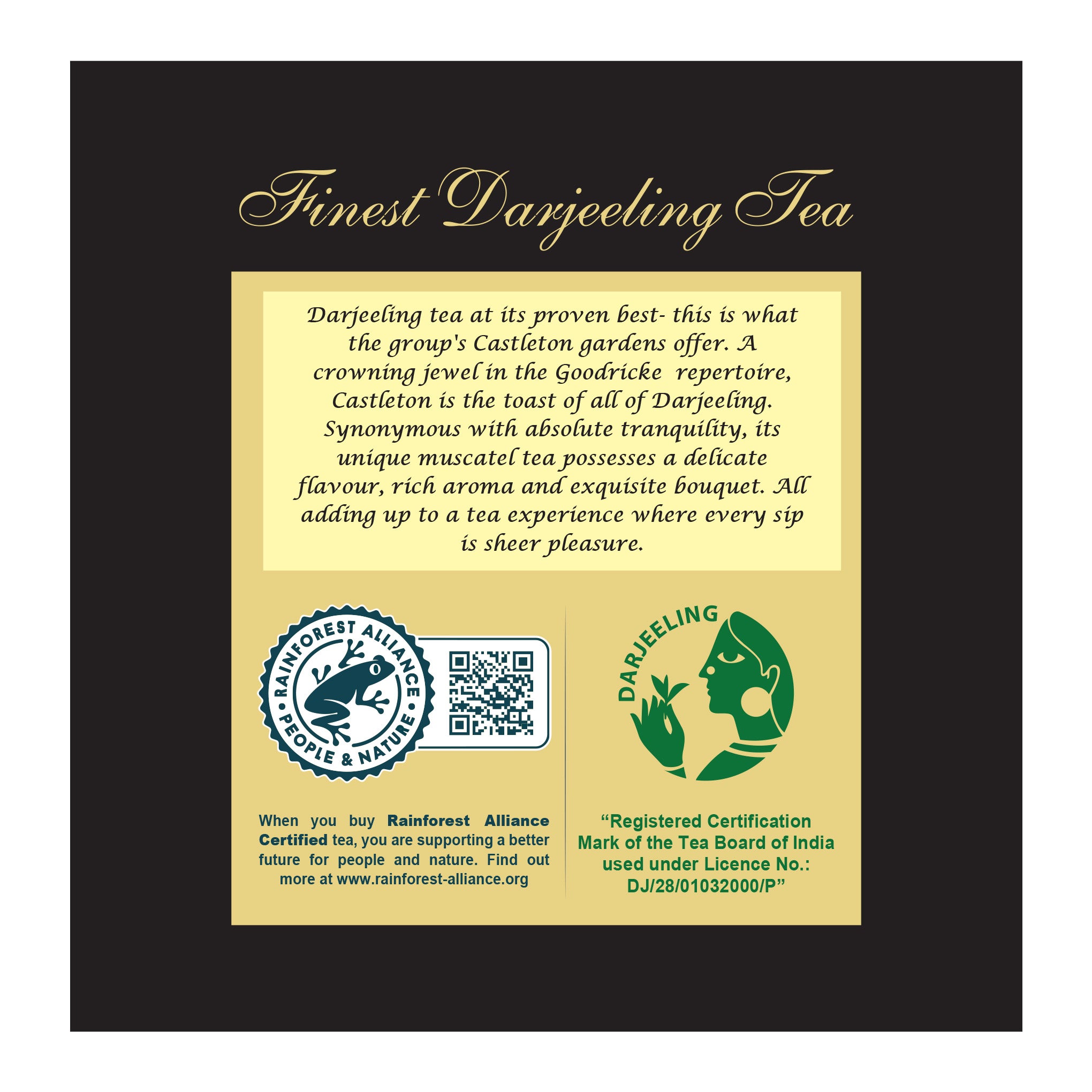 Castleton Vintage Darjeeling Tea - 100gm