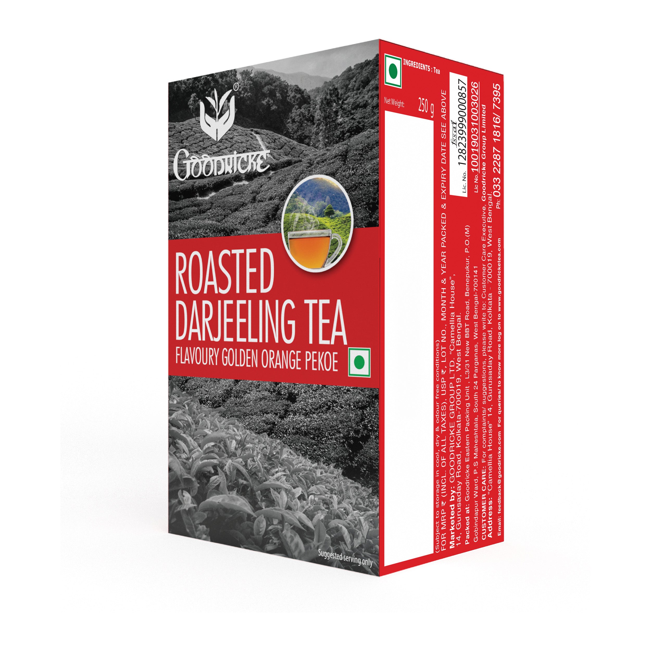 Goodricke Roasted Darjeeling Tea – 250gm (pack of 2)