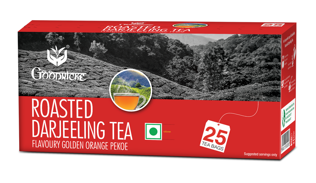 Roasted Darjeeling Tea, 25 Tea bags