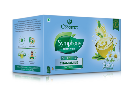 Symphony Chamomile Green Tea, 25 Tea Bags