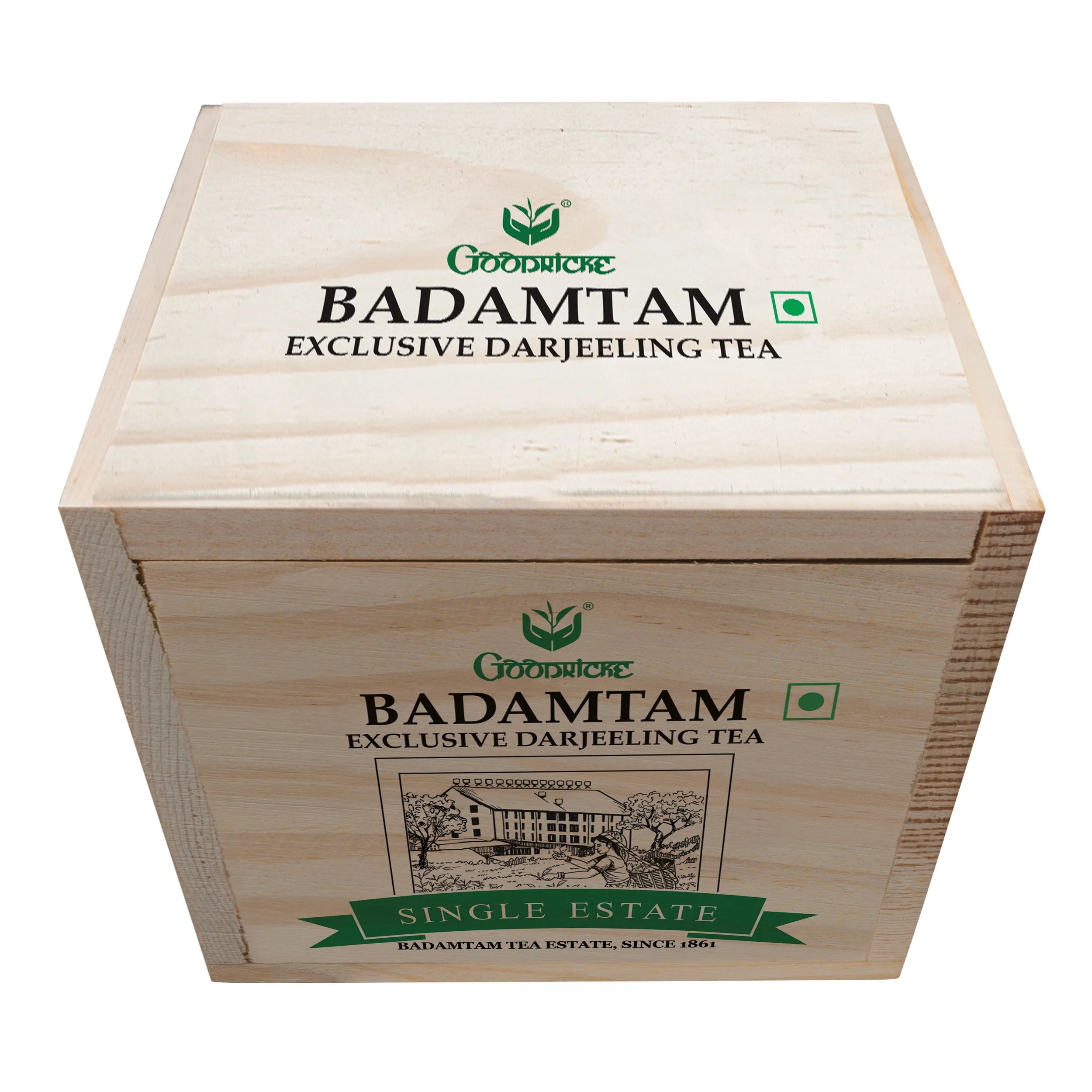 Goodricke Badamtam Single Estate Organic Darjeeling Tea - 100gm (Pack of 2)
