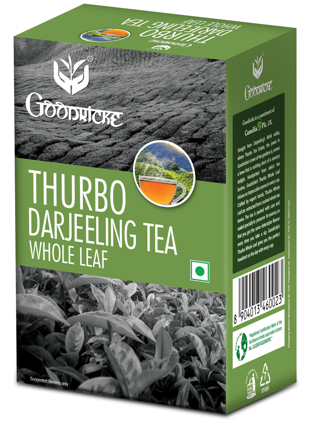 Thurbo Whole Leaf Darjeeling Tea -250 Gms