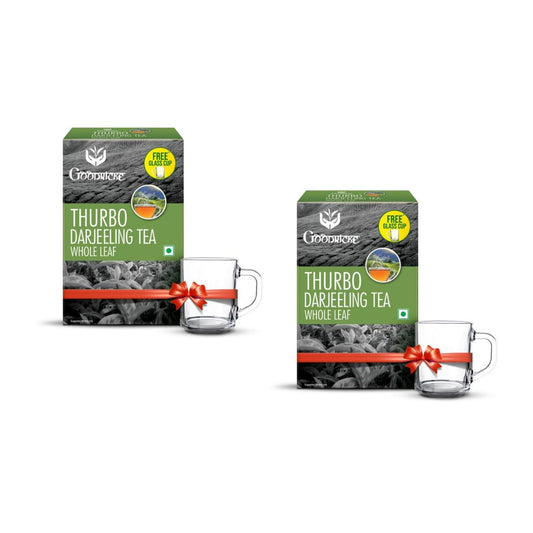 Thurbo Leaf Whole Leaf Darjeeling Tea - 250 Gms ( Pack of 2 )