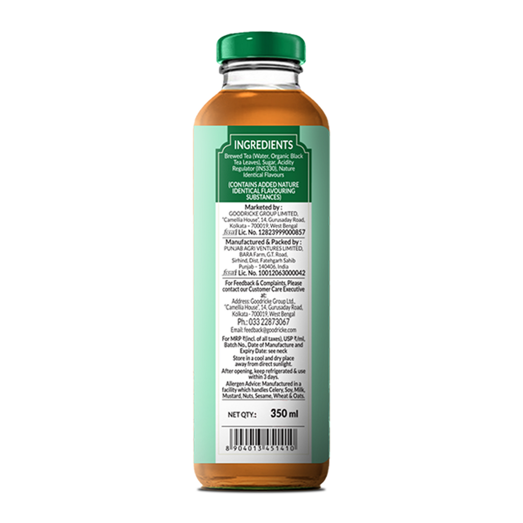 Goodricke Darjeeling Iced Tea – Classic Mojito (Brewed with Organic Black Tea) - Pack of 3
