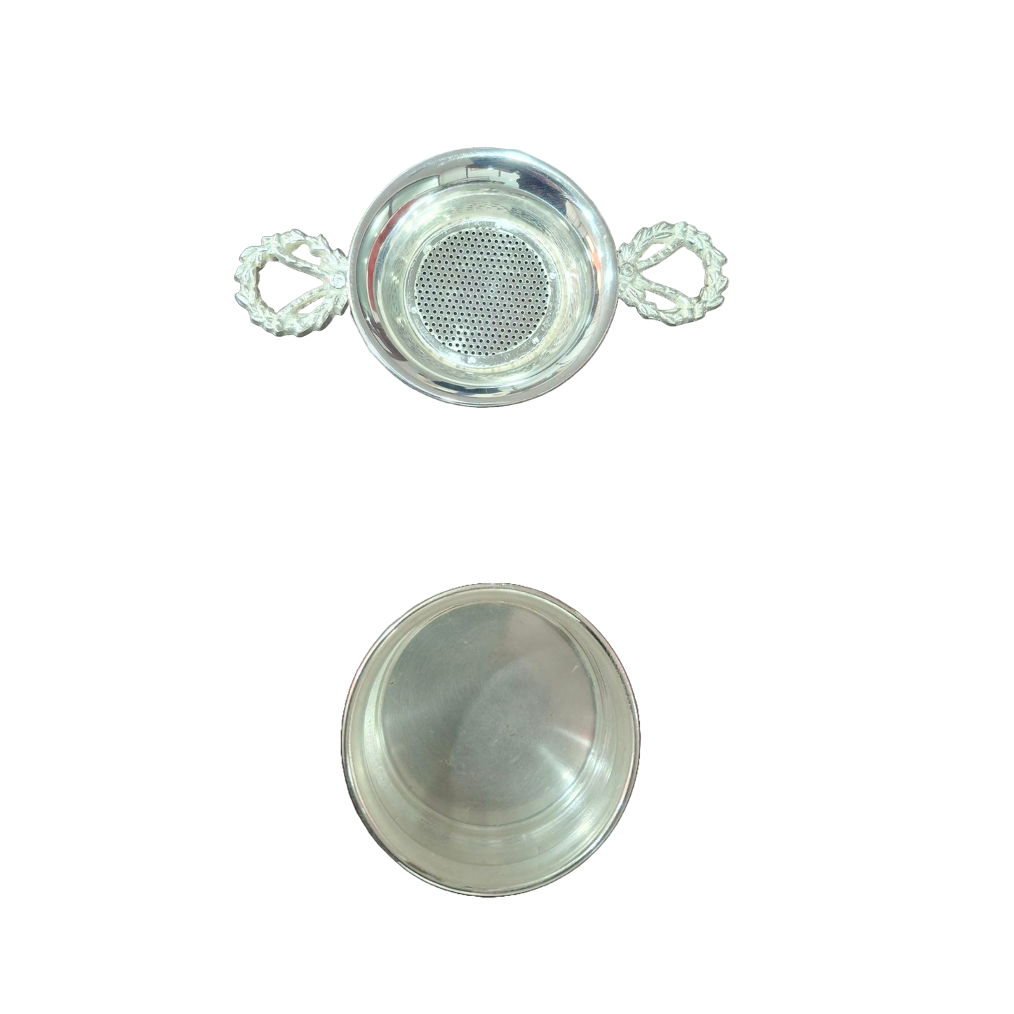 Silver Coasted Strainer