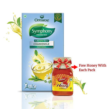 Symphony Chamomile Green Tea, 25 Tea Bags (Pack of 2)