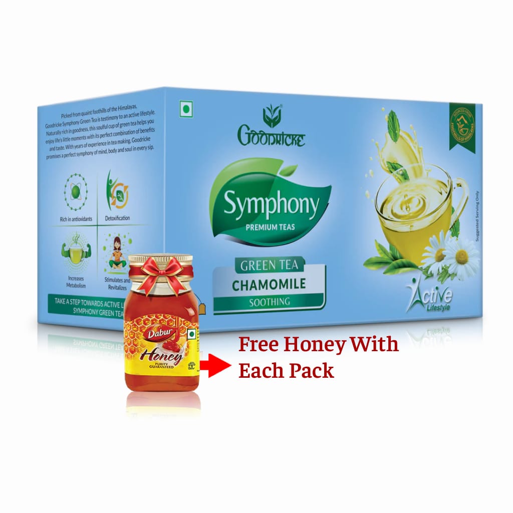 Symphony Chamomile Green Tea, 25 Tea Bags