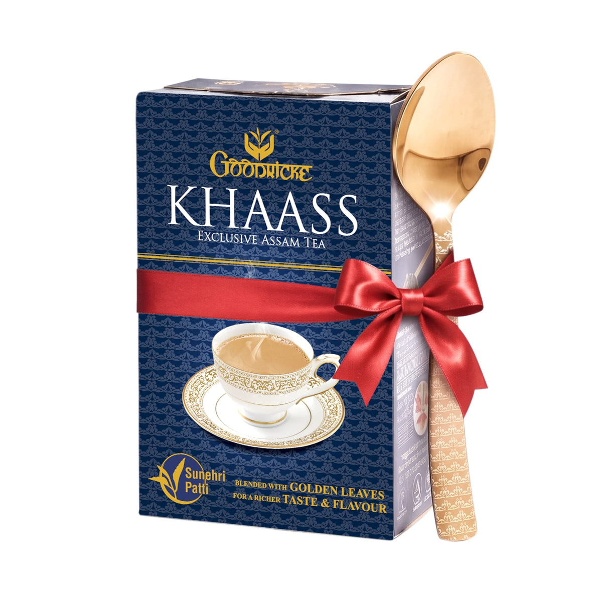 Goodricke Khaass Exclusive Assam Tea - 250gm with Free Rose Gold Finish Spoon