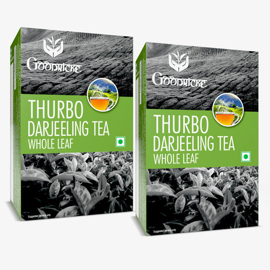 Thurbo Whole Leaf - 100gm (Pack of 2) Single Estate Darjeeling Tea