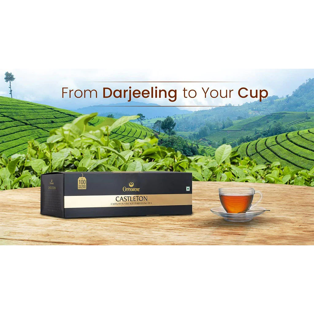 Castleton Vintage Darjeeling - 100 Tea Bags+ Barnesbeg Organic Darjeeling Tea - 100 gms (COMBO OFFER)