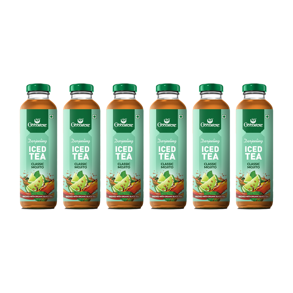 Goodricke Darjeeling Iced Tea – Classic Mojito (Brewed with Organic Black Tea) - Pack of 6