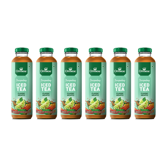 Goodricke Darjeeling Iced Tea – Classic Mojito (Brewed with Organic Black Tea) - Pack of 6