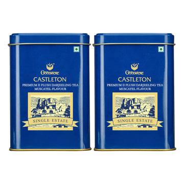 Castleton Premium Muscatel Darjeeling Tea - 100gm (Pack of 2)
