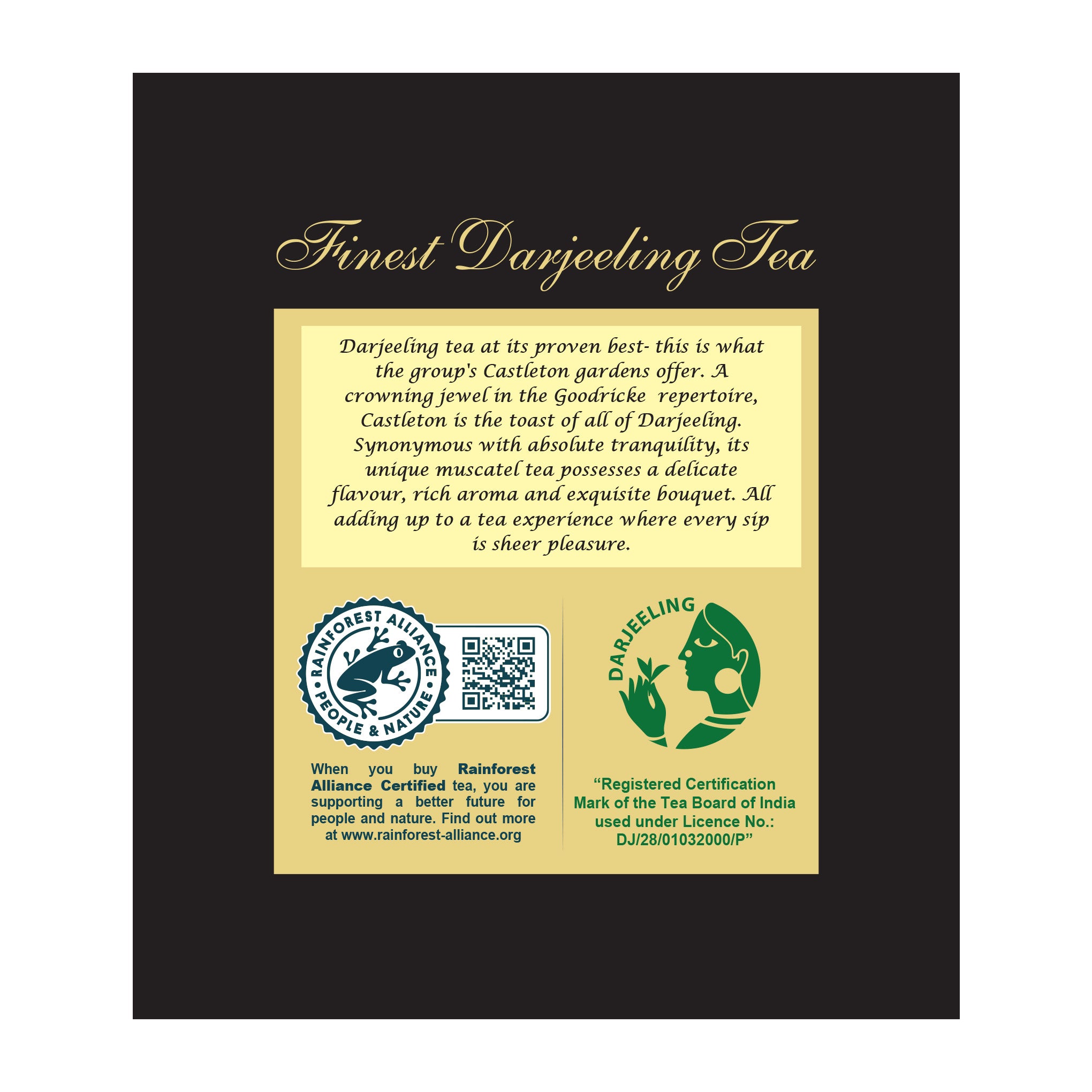 Castleton Vintage Darjeeling Tea - 250gm