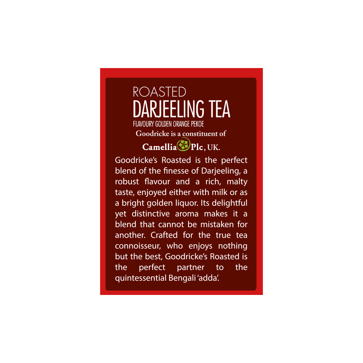 Roasted Darjeeling Tea, 25 Tea bags (Pack of 2)