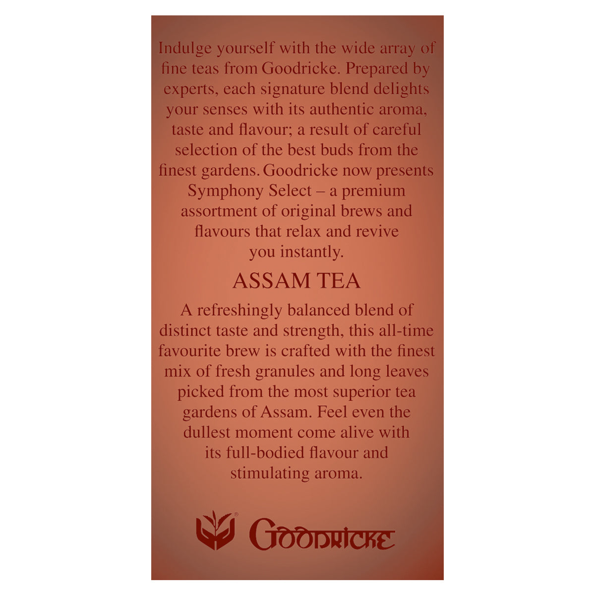Symphony Select Assam Tea - 250gm (Pack of 2)