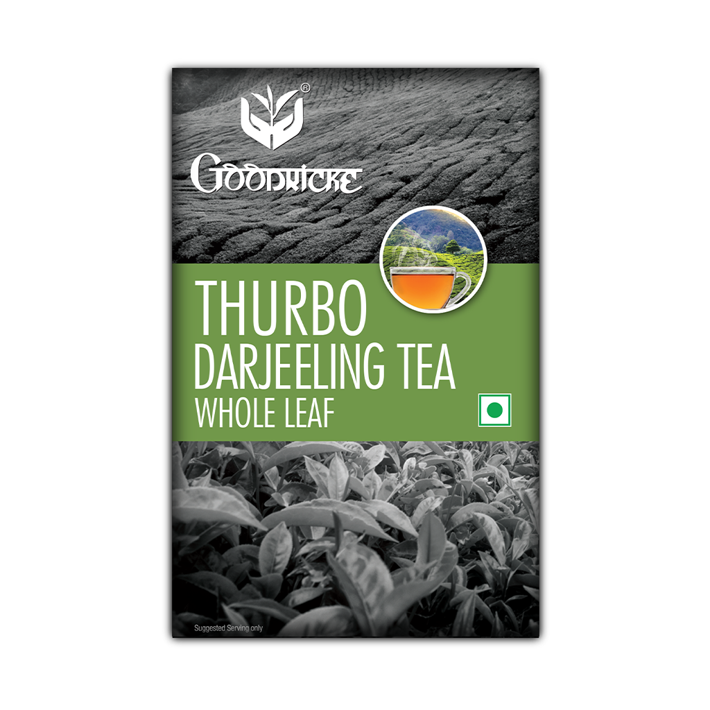 Thurbo Whole Leaf Darjeeling Tea -Single Estate Darjeeling Tea 100 gm (Pack of 2)