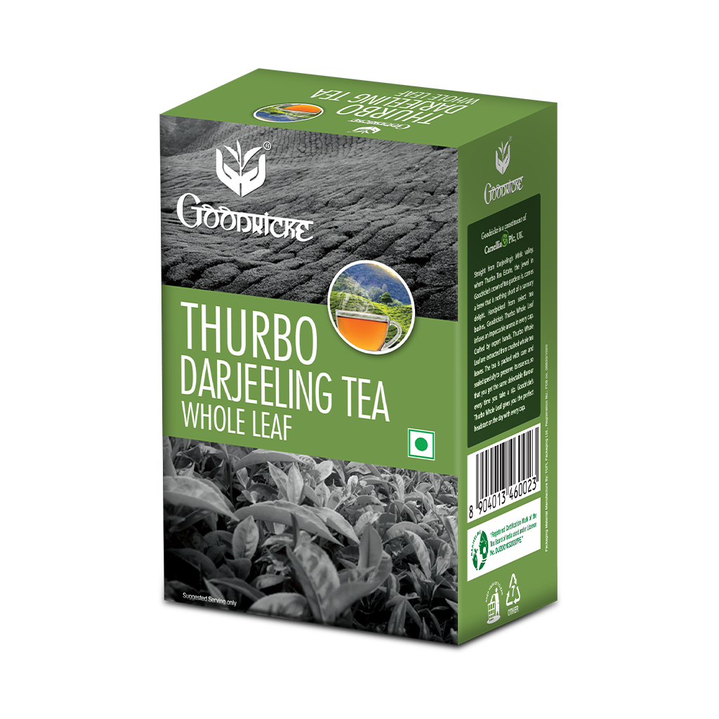 Thurbo Whole Leaf Darjeeling Tea -Single Estate Darjeeling Tea 100 gm (Pack of 2)