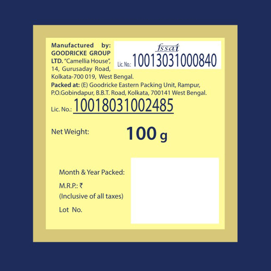 Buy Castleton Premium Muscatel Darjeeling Tea Goodricke