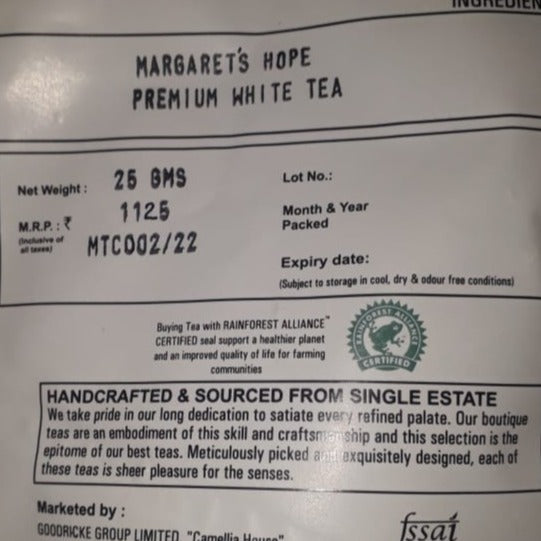 Margaret’s Hope Premium White Tea 2022(25 gms)